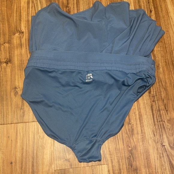 JoyLab women’s XXL  shorts high rise side pleat tie waist blue Athleisure NWT - Picture 5 of 12